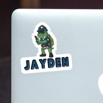 Sticker Officer Jayden Notebook Image