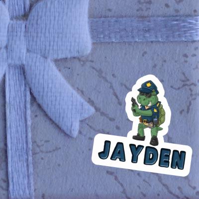 Autocollant Jayden Policier Gift package Image