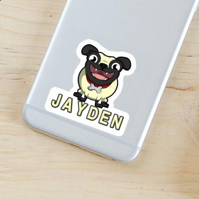 Jayden Sticker Pug Image