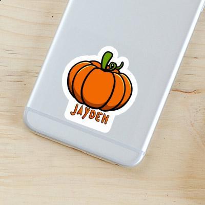 Jayden Sticker Pumpkin Laptop Image