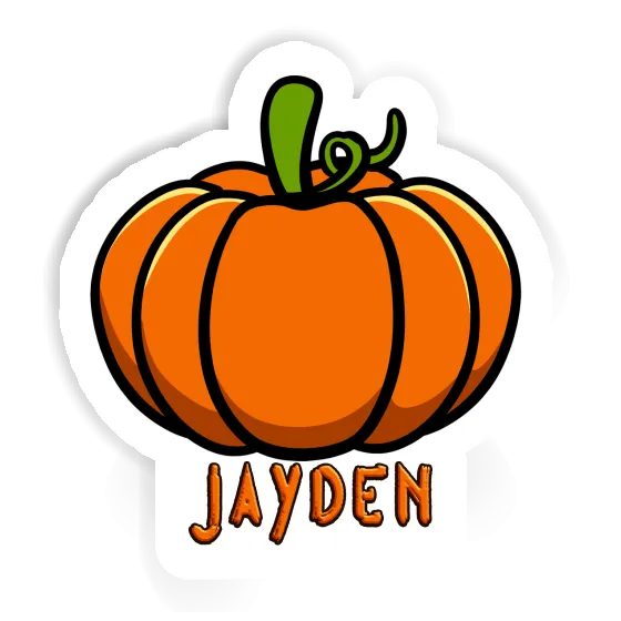 Jayden Sticker Pumpkin Laptop Image