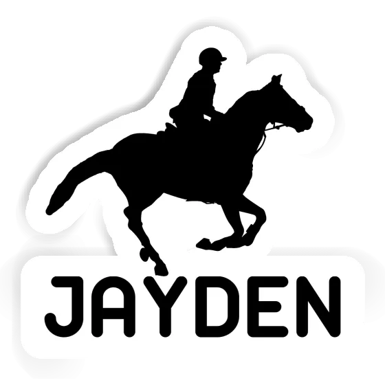 Sticker Jayden Horse Rider Image