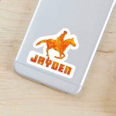 Horse Rider Sticker Jayden Gift package Image