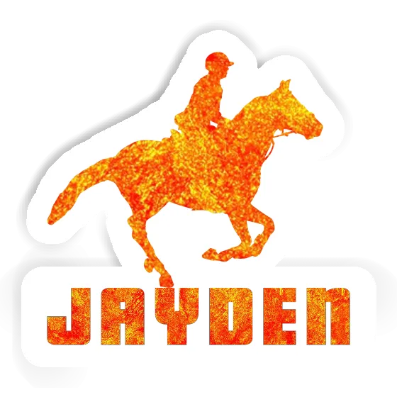 Horse Rider Sticker Jayden Gift package Image