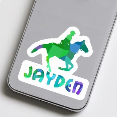 Jayden Autocollant Cavalière Image