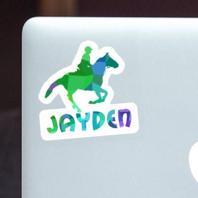 Jayden Sticker Reiterin Laptop Image