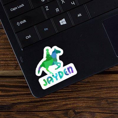 Sticker Horse Rider Jayden Gift package Image