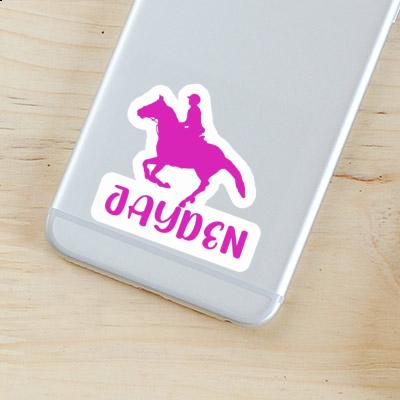 Horse Rider Sticker Jayden Gift package Image