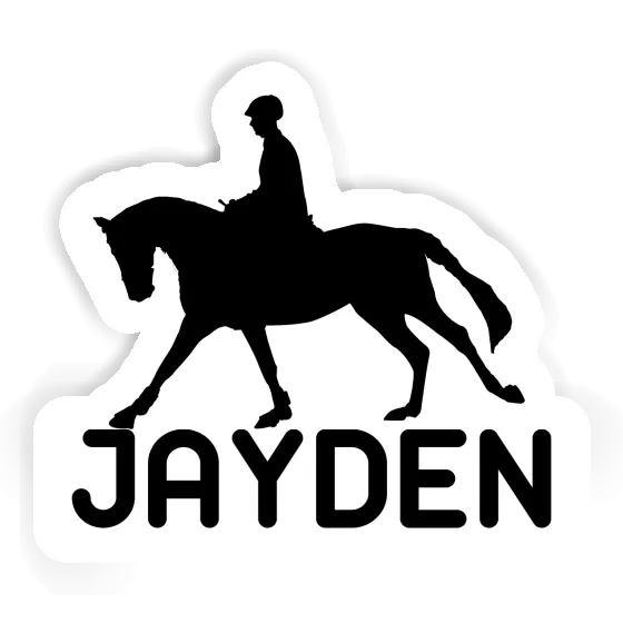 Jayden Sticker Horse Rider Laptop Image