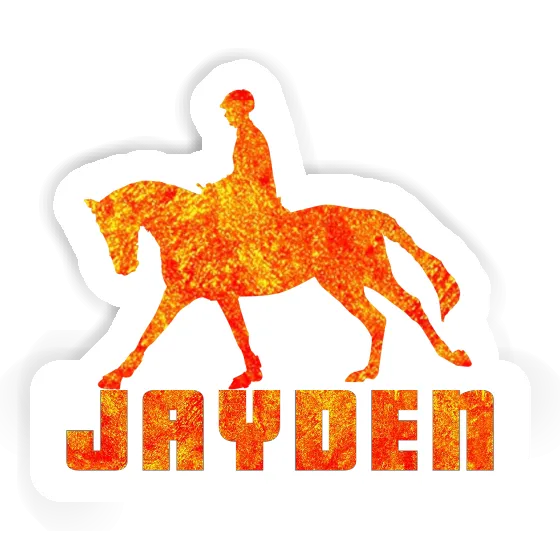 Aufkleber Reiterin Jayden Image