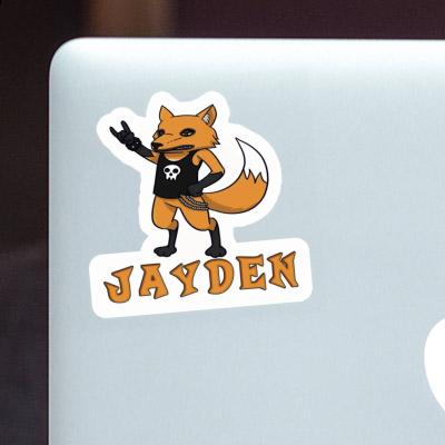 Sticker Jayden Rocker Fox Gift package Image