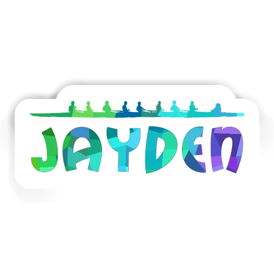 Rowboat Sticker Jayden Laptop Image