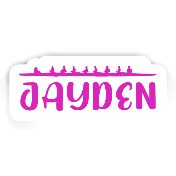 Jayden Sticker Rowboat Notebook Image