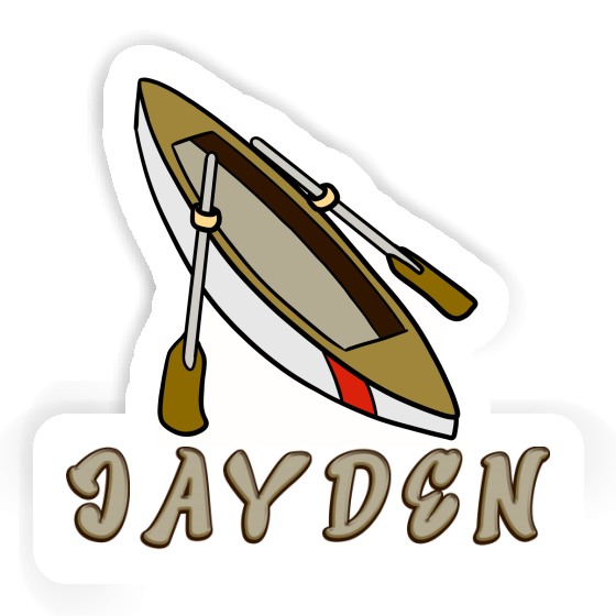 Jayden Sticker Rowboat Laptop Image