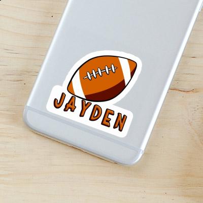 Sticker Jayden Rugby Notebook Image