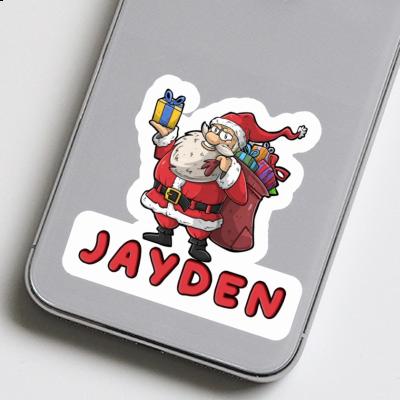 Aufkleber Weihnachtsmann Jayden Laptop Image