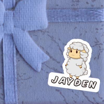 Autocollant Mouton Jayden Notebook Image