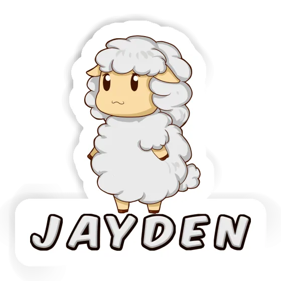 Sheep Sticker Jayden Notebook Image