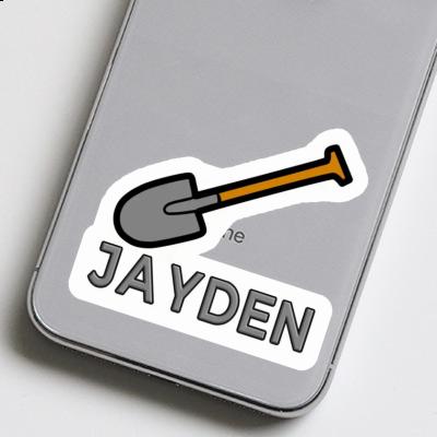 Sticker Jayden Shovel Laptop Image