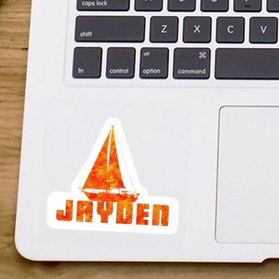 Sticker Jayden Sailboat Gift package Image