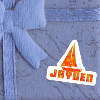 Sticker Jayden Sailboat Laptop Image