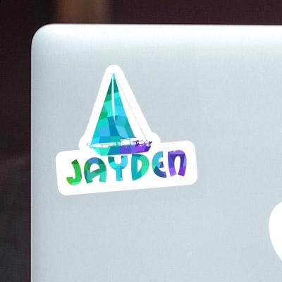 Sticker Jayden Sailboat Gift package Image