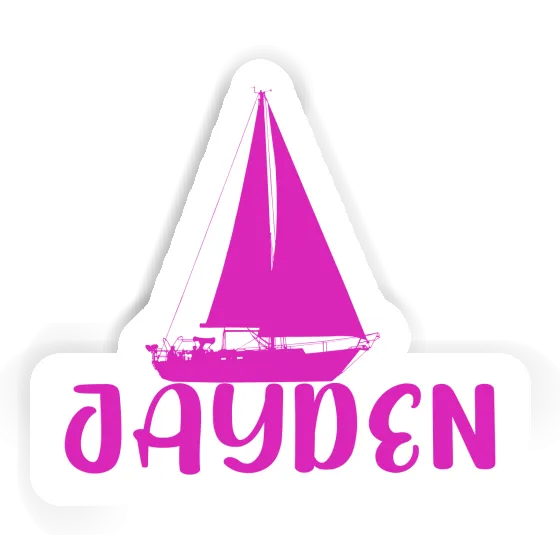 Jayden Sticker Sailboat Gift package Image