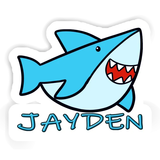 Sticker Jayden Shark Notebook Image