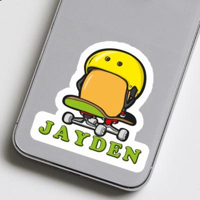 Sticker Jayden Skater Laptop Image