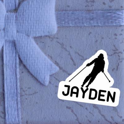 Skifahrerin Aufkleber Jayden Gift package Image