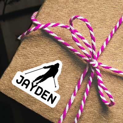 Skifahrerin Aufkleber Jayden Gift package Image