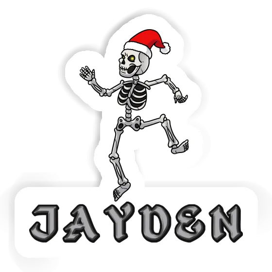 Sticker Christmas Skeleton Jayden Image