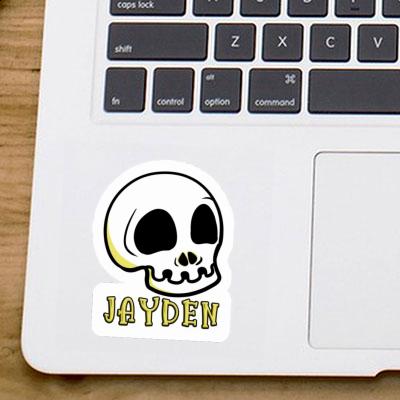 Sticker Skull Jayden Laptop Image