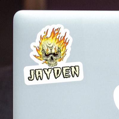 Sticker Jayden Totenkopf Gift package Image