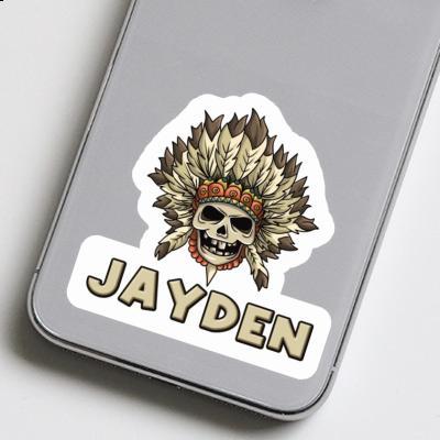 Sticker Jayden Kids Skull Gift package Image