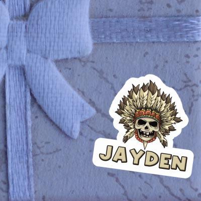 Sticker Jayden Kids Skull Image