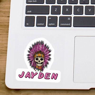 Womens Skull Sticker Jayden Gift package Image