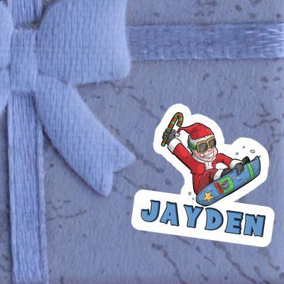 Autocollant Jayden Snowboardeur Laptop Image