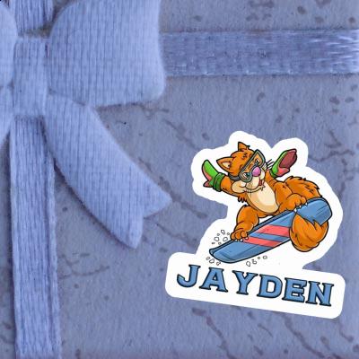 Sticker Snowboarder Jayden Laptop Image