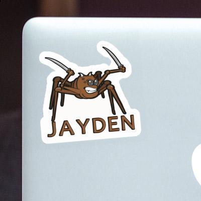 Jayden Sticker Fighting Spider Notebook Image