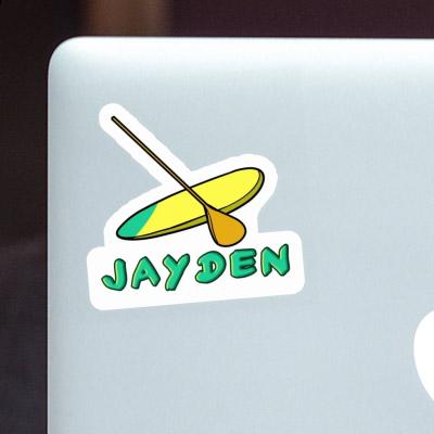 Sticker Jayden Stand Up Paddle Laptop Image