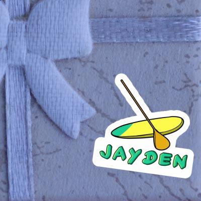 Sticker Jayden Stand Up Paddle Notebook Image