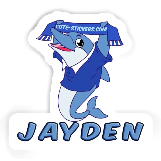 Jayden Sticker Dolphin Notebook Image