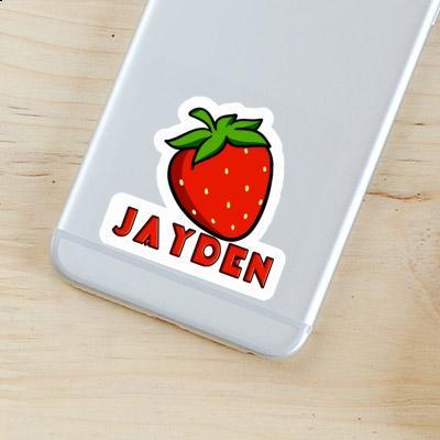 Sticker Jayden Strawberry Laptop Image