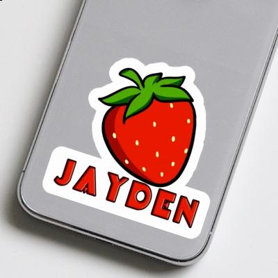 Sticker Jayden Strawberry Notebook Image