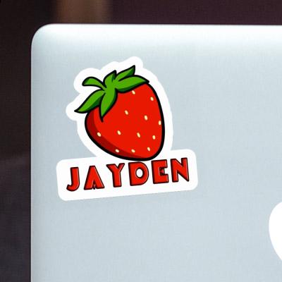 Sticker Jayden Strawberry Notebook Image