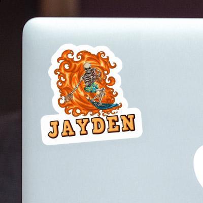 Surfer Sticker Jayden Laptop Image