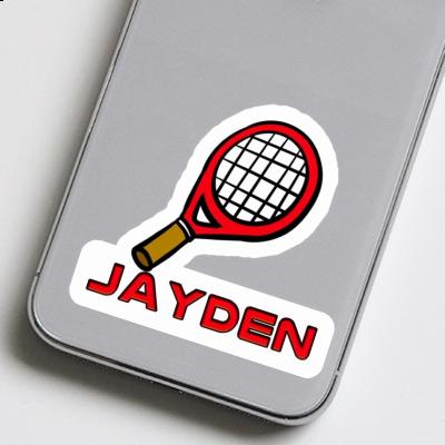 Tennisschläger Aufkleber Jayden Image