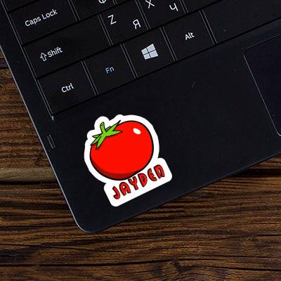 Jayden Sticker Tomato Notebook Image