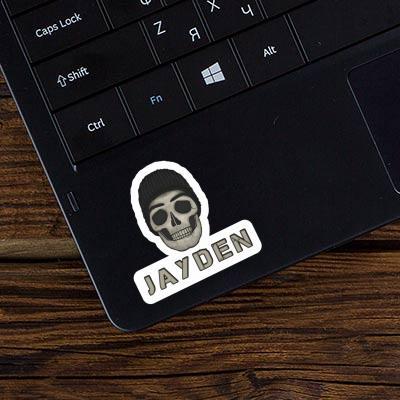 Jayden Sticker Skull Notebook Image